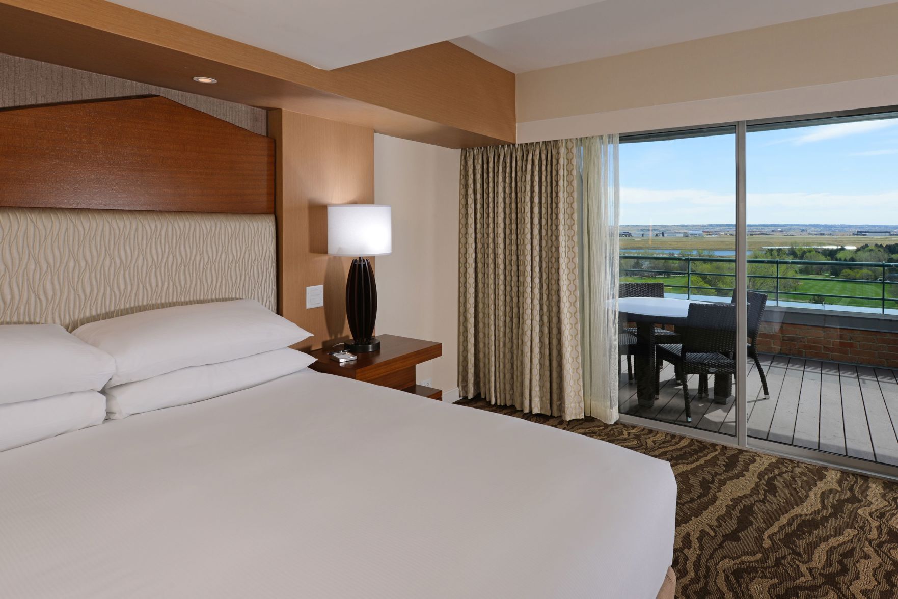 Egyptian cotton sheets, premium bedding, pillow-top beds, in-room safe