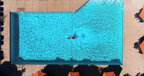 Indoor pool, seasonal outdoor pool