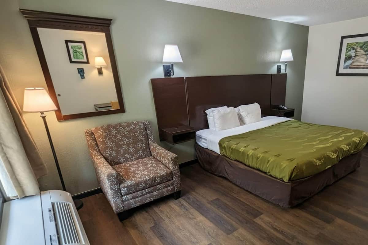 Zimmer, 1 Queen-Bett, barrierefrei, Nichtraucher | Hochwertige Bettwaren, Zimmersafe, schallisolierte Zimmer