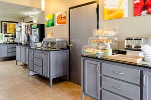 Free daily on-the-go breakfast