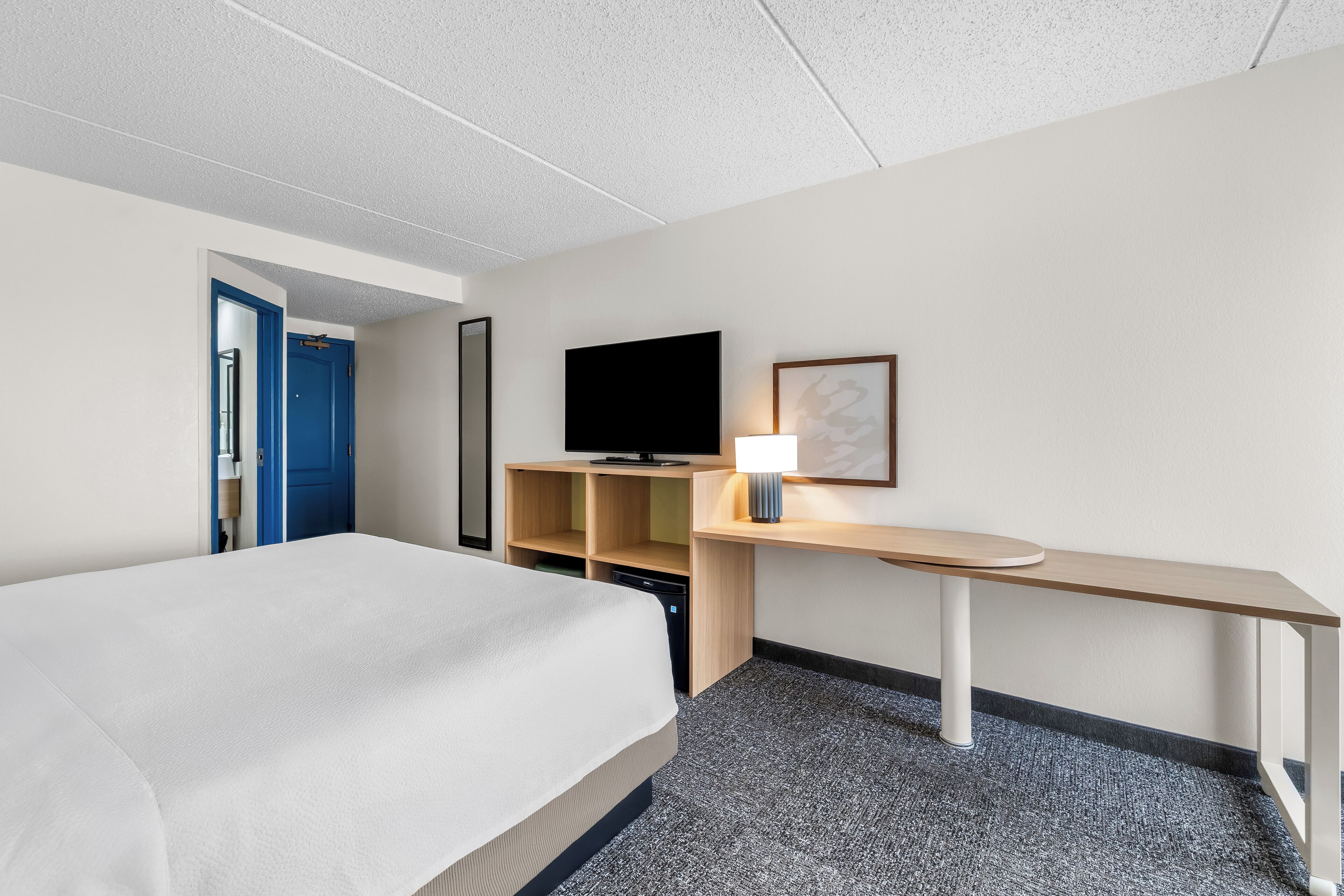 Room, 1 King Bed | Hypo-allergenic bedding, down duvets, iron/ironing board, free WiFi