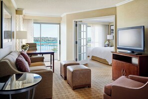 Suite, 1 Bedroom, Balcony, Bay View | Premium bedding, pillowtop beds, minibar, individually furnished