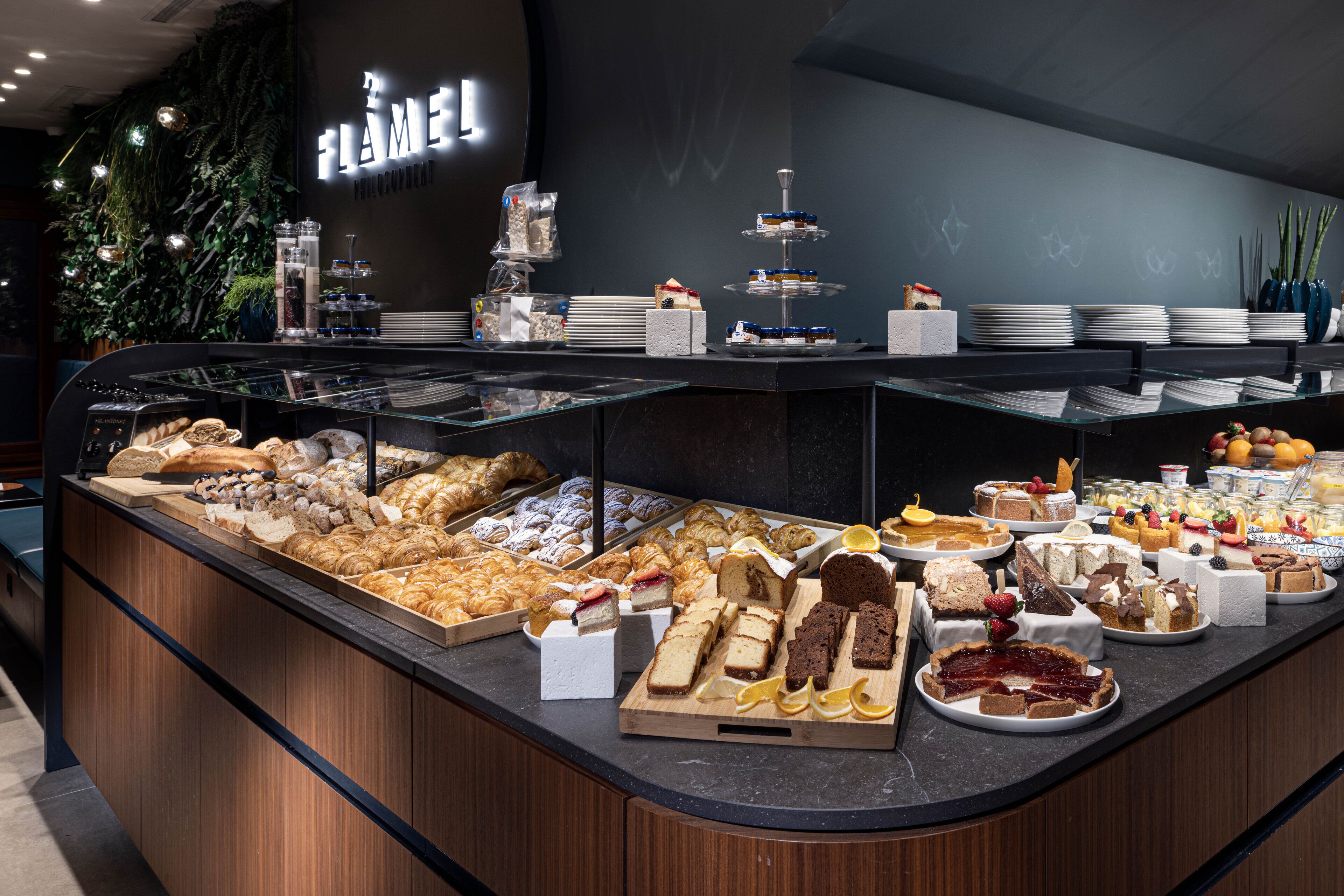 daily buffet breakfast (chf 35 per person)