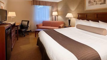 Premium bedding, in-room safe, blackout drapes, iron/ironing board