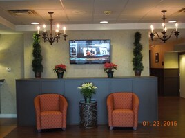 Sala de estar en el lobby