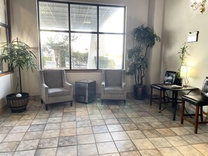Lobby sitting area