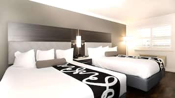 Ropa de cama de alta calidad y cortinas blackout