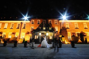 Outdoor wedding area