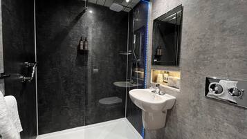 Premium Double Or Twin | Bathroom | Hair dryer, towels