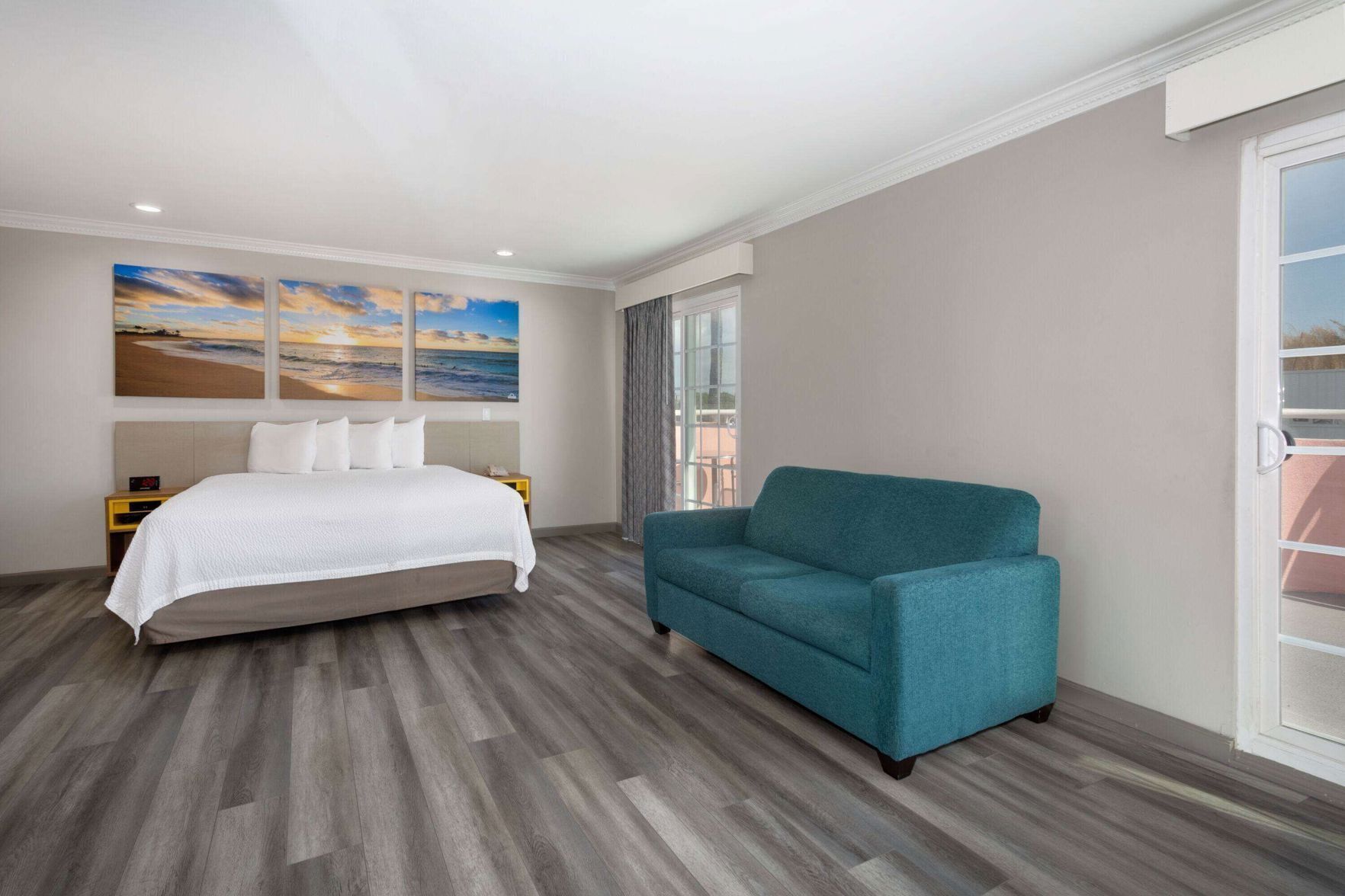 Desk, free WiFi, bed sheets, alarm clocks