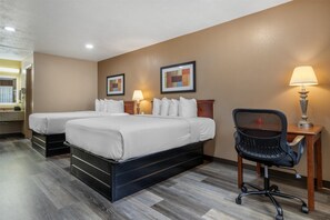 Standard Room, 2 Queen Beds, Smoking, Refrigerator & Microwave (Dining Table)