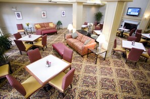 Free daily self-service breakfast