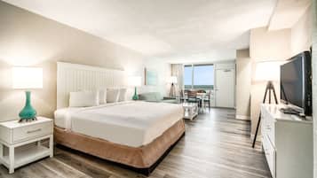 Oceanfront Kid's Suite | Iron/ironing board, bed sheets