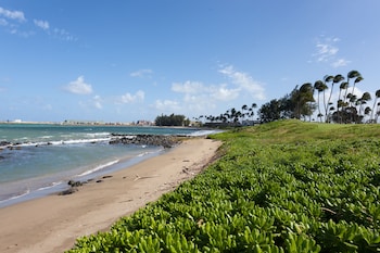 View from property looking out at Maui Beach Hotel