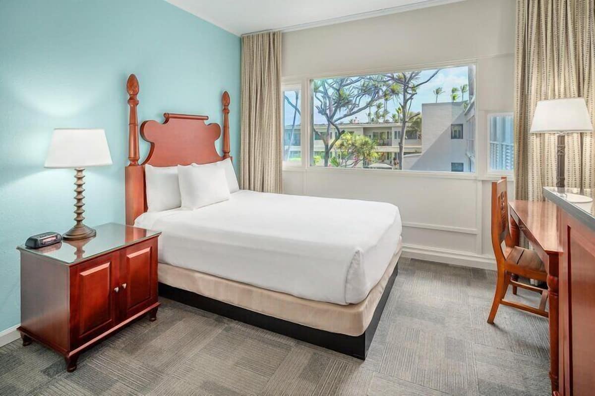 Standard Room, 1 Queen Bed, Accessible | Desk, laptop workspace, blackout drapes, iron/ironing board