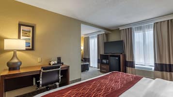 スタンダード ルーム キングベッド 1 台ソファーベッド付き 禁煙 (Shower Tub) | セーフティボックス (室内)、アイロン / アイロン台、WiFi (無料)、ベッドシーツ