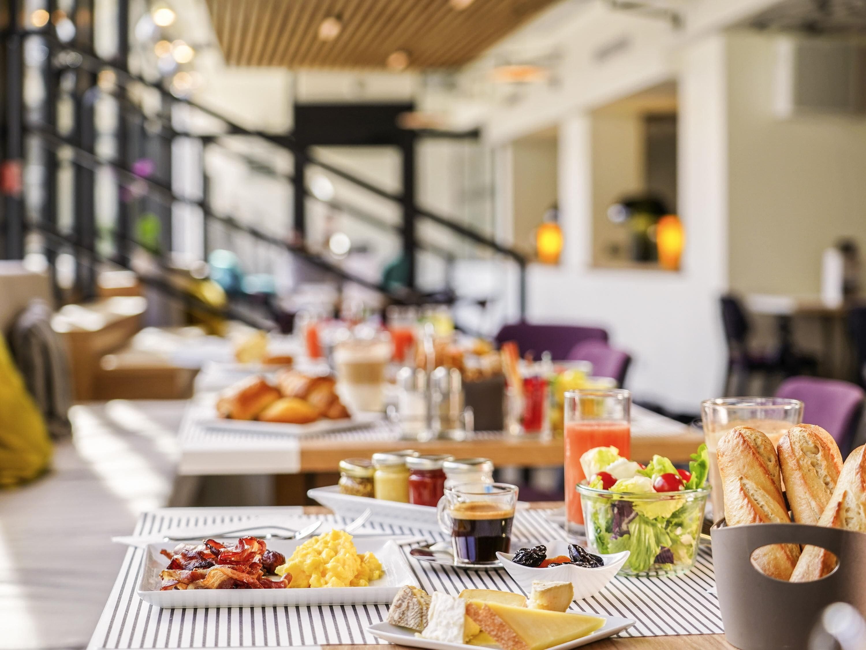 Daily buffet breakfast (EUR 24 per person)