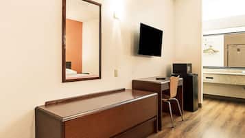 Desk, iron/ironing board, free WiFi, bed sheets