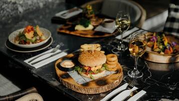 Lunch and dinner served, alfresco dining