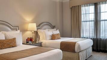 Standard Double Room, 2 Double Beds | Premium bedding, minibar, in-room safe, desk