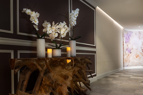 Couples treatment room(s), steam room, body treatments, aromatherapy