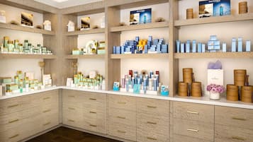Couples treatment room(s), steam room, body treatments, aromatherapy