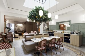 Daily buffet breakfast (EUR 15 per person)