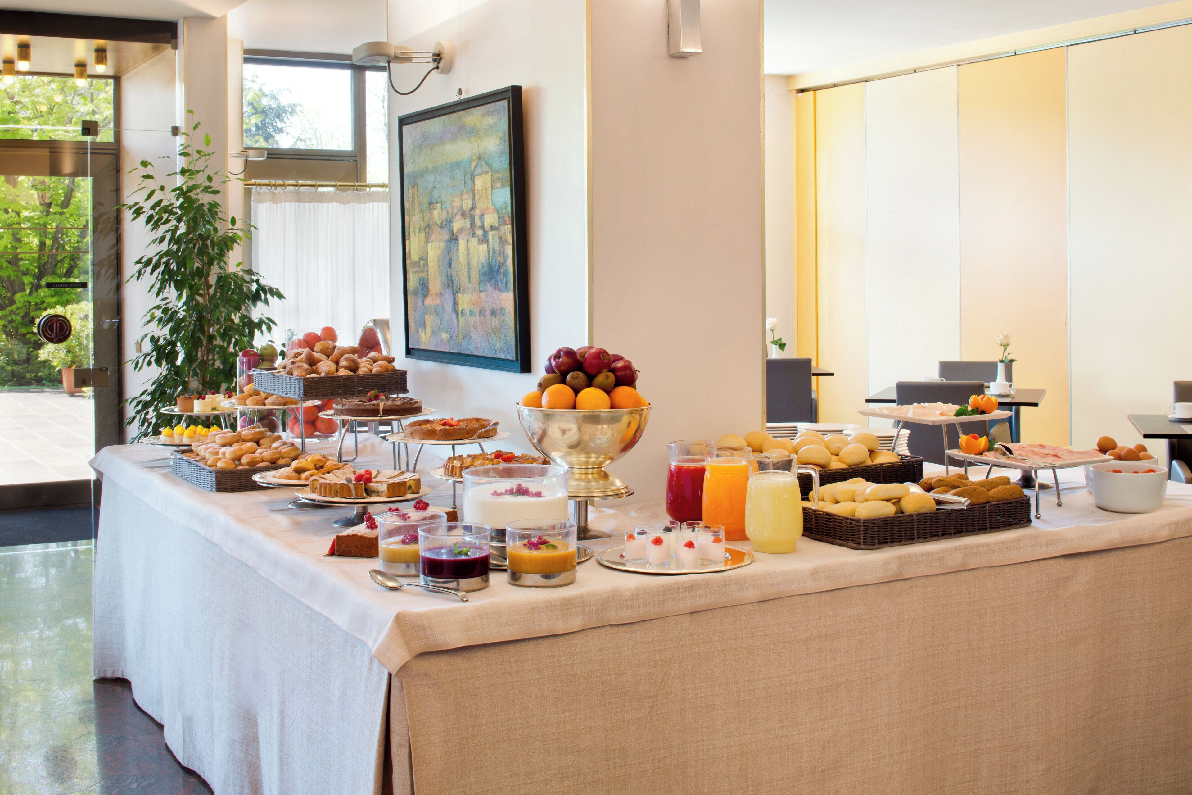 daily buffet breakfast (eur 12 per person)