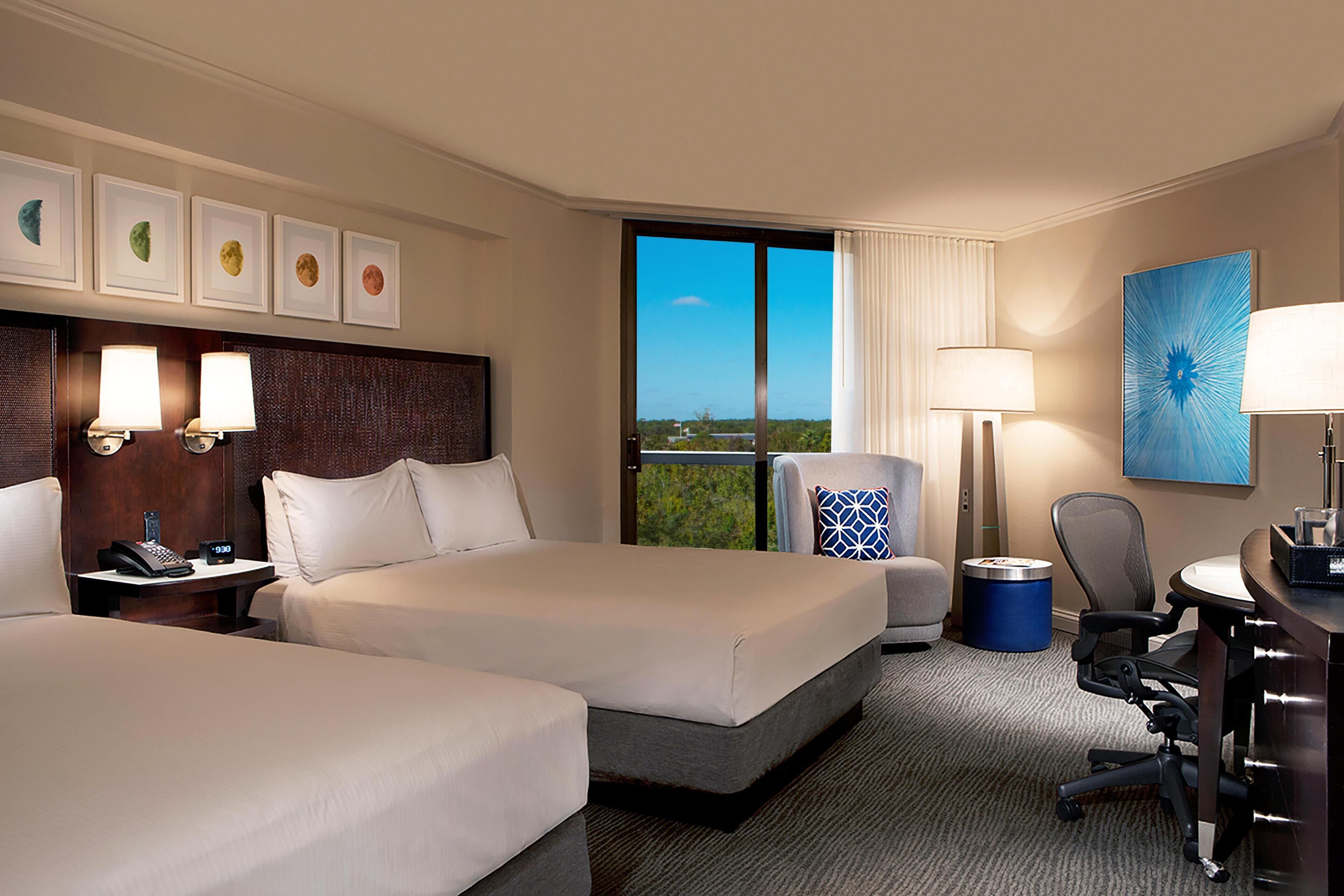 Egyptian cotton sheets, premium bedding, pillowtop beds, in-room safe