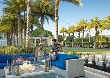 Patio, balcany or terrace at Hilton Orlando Buena Vista Palace - Disney Springs® Area