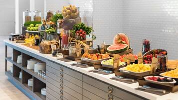 Daily to-go breakfast for a fee