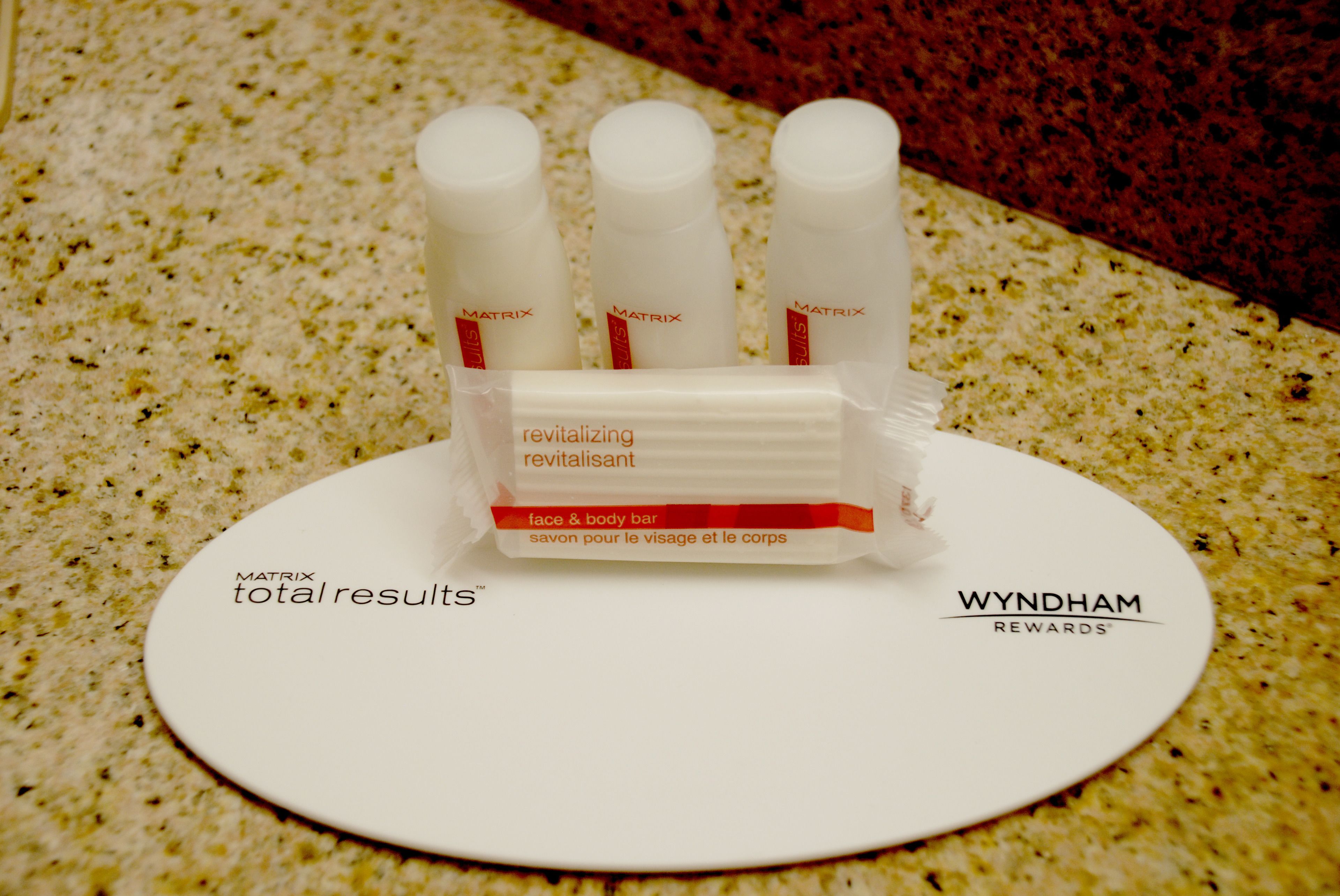 combined shower/bathtub, free toiletries, hair dryer, towels