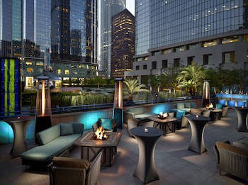 Patio, balcany or terrace at Omni Los Angeles Hotel at California Plaza
