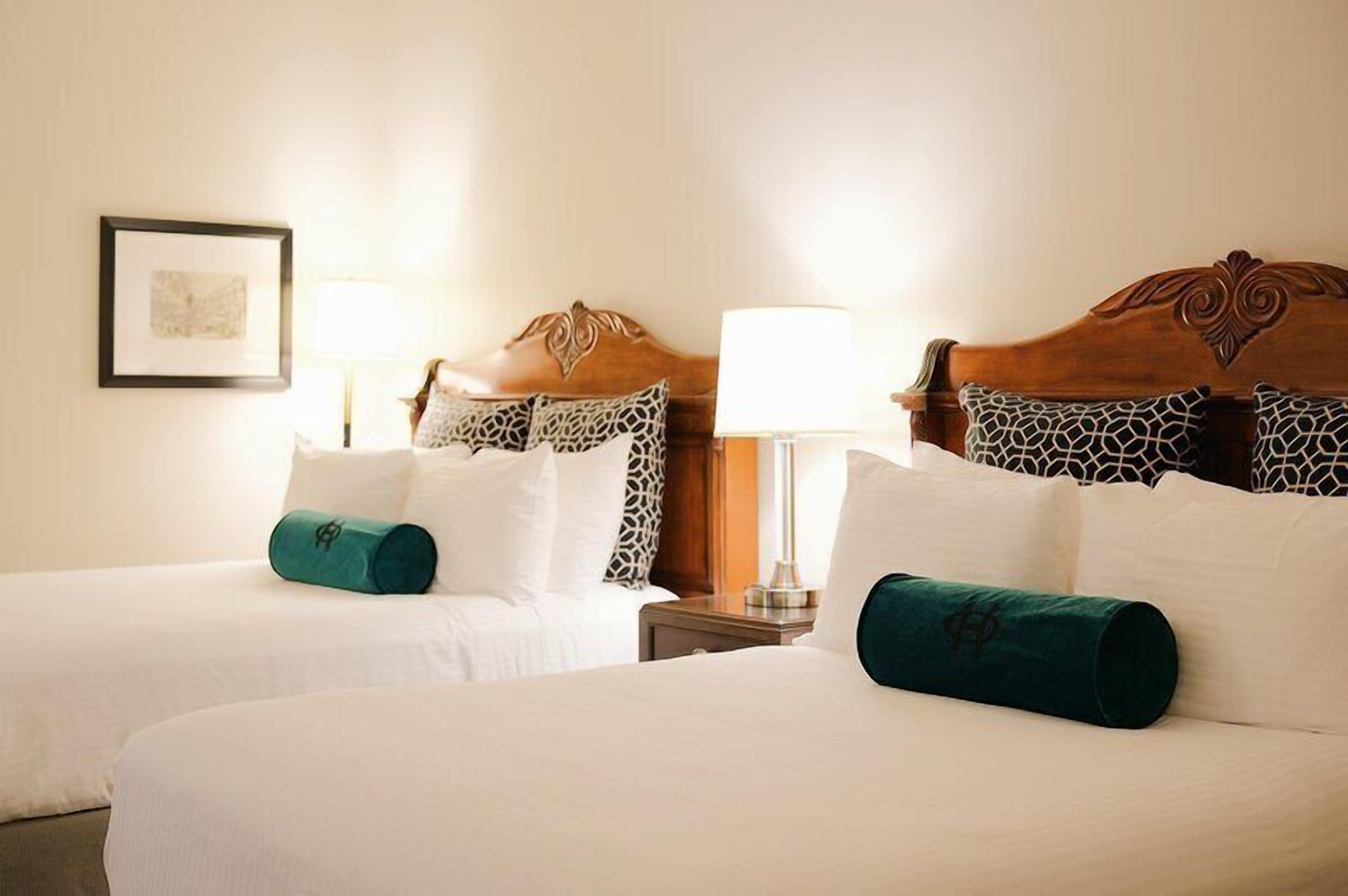 Deluxe Room, 2 Queen Beds | Premium bedding, minibar, desk, blackout drapes