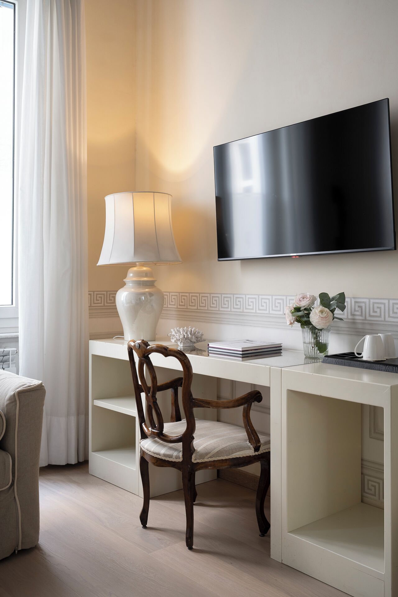 classic triple room, 1 double bed with sofa bed, courtyard view | 2 bedrooms, premium bedding, down duvets, minibar