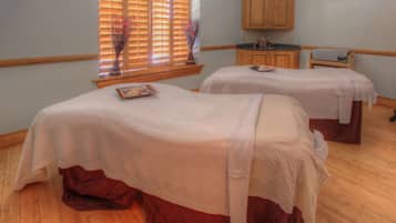 Couples treatment room(s), body treatments, aromatherapy