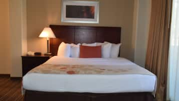 Ropa de cama hipoalergénica, colchones con pillow-top y escritorio