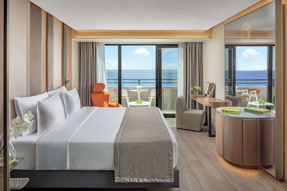 高級客房, 海景 | 埃及棉床單、高級寢具、Select Comfort 床墊、迷你吧