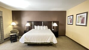 Habitación Deluxe, 1 cama de matrimonio grande, no fumadores | 1 dormitorio y ropa de cama de alta calidad