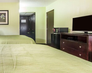 Standard Room, 2 Queen Beds, Non Smoking | Iron/ironing board, free WiFi, bed sheets