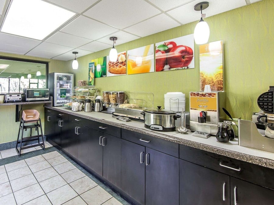 Free buffet breakfast