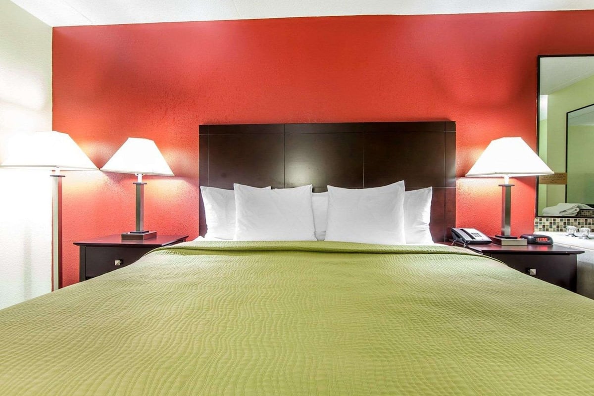 iron/ironing board, free wifi, bed sheets