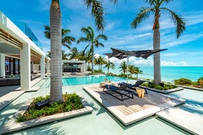 Villa (Legasea) | Pool | 3 outdoor pools, cabanas (surcharge), pool umbrellas - Grace Bay Club (Providenciales)
