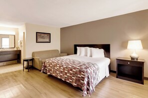 Skrivbord, arbetsyta för laptop och strykjärn/strykbräda