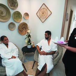 Couples treatment room(s), sauna, hot tub, steam room, body treatments