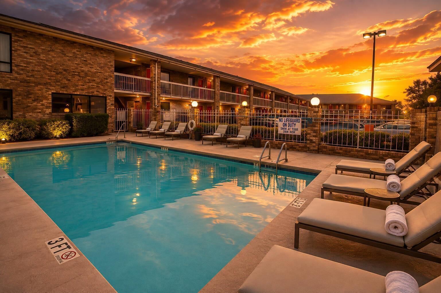 Seasonal outdoor pool