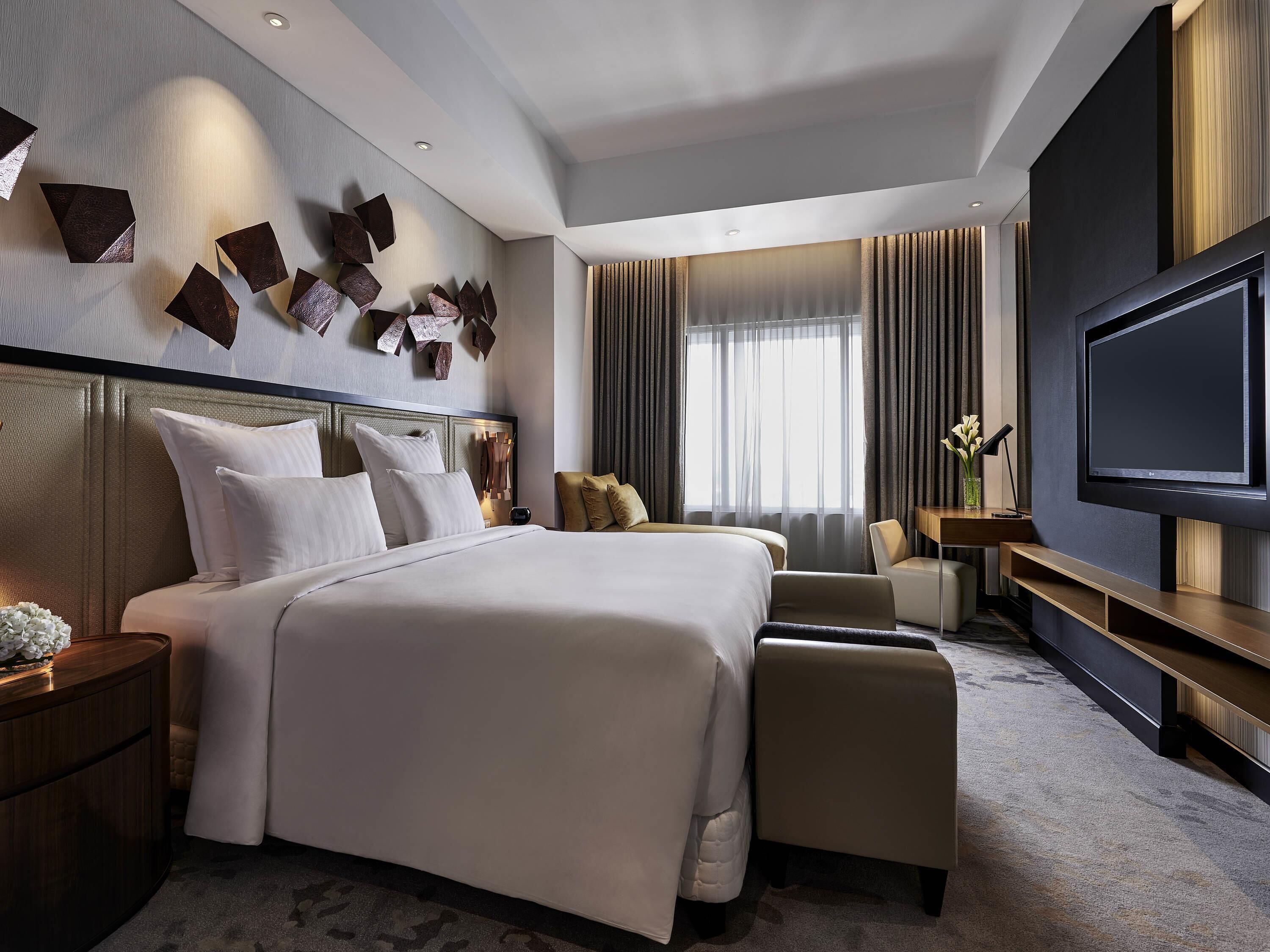 Suite, varias camas, Acceso al salón del club (Accent) | Ropa de cama de alta calidad, minibar, caja fuerte