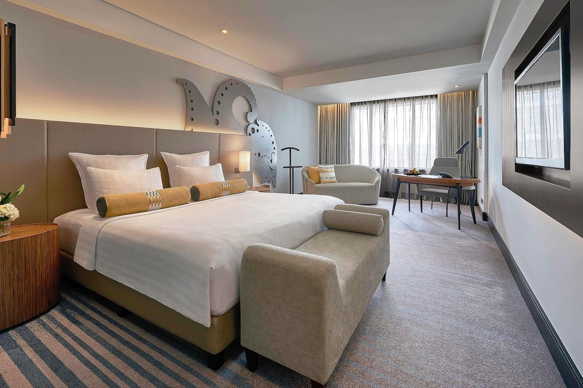 Chambre Deluxe, 1 très grand lit (Grand) | Literie de qualité, minibar, coffre-fort, décor unique