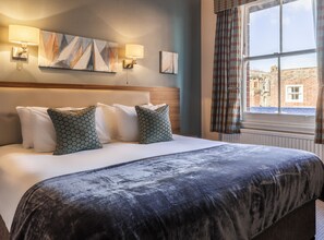 Standaard tweepersoonskamer, uitzicht op de stad | Uitzicht op de stad