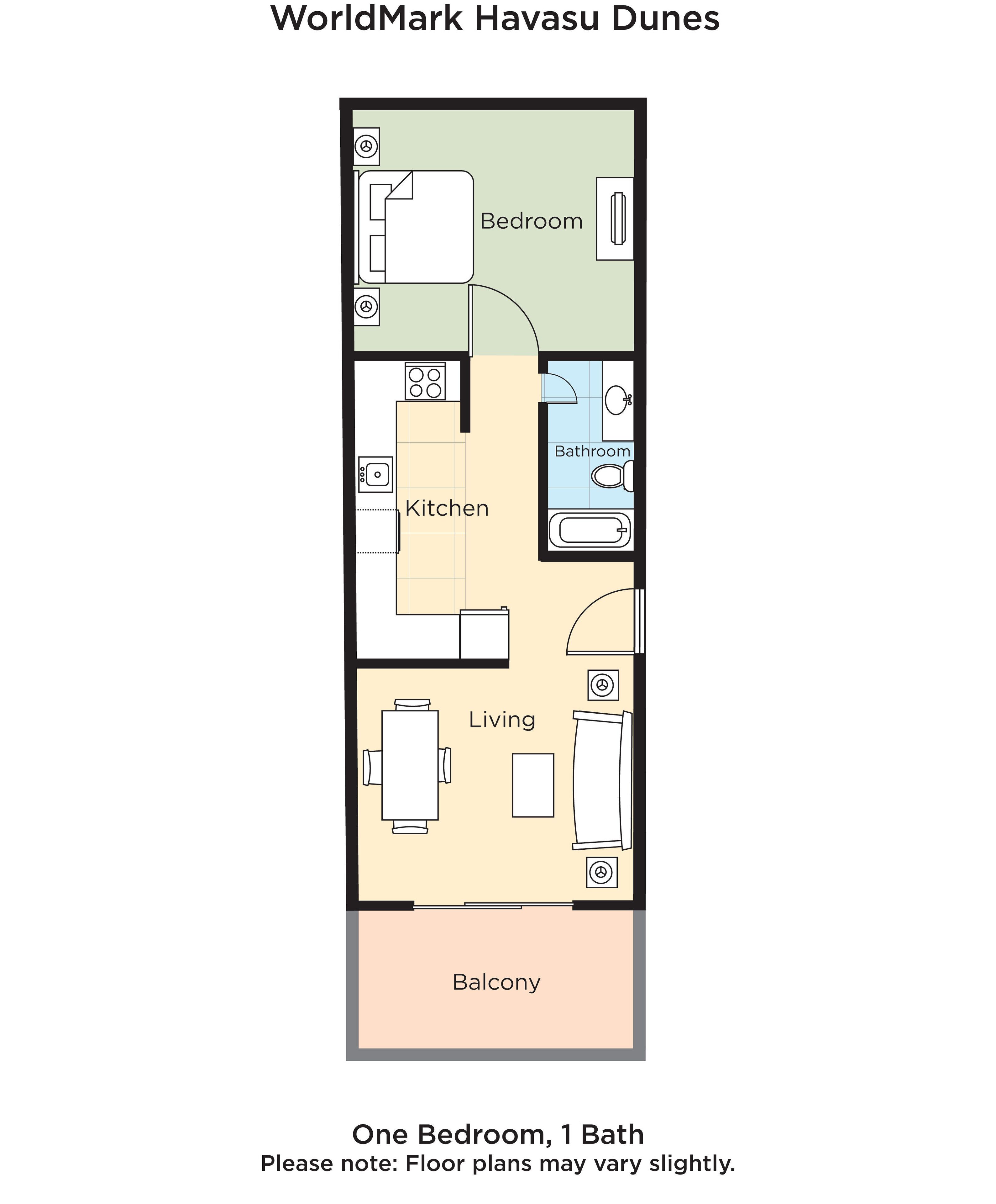 condo, 1 bedroom, kitchen | 1 bedroom, blackout curtains, iron/ironing board, free wifi